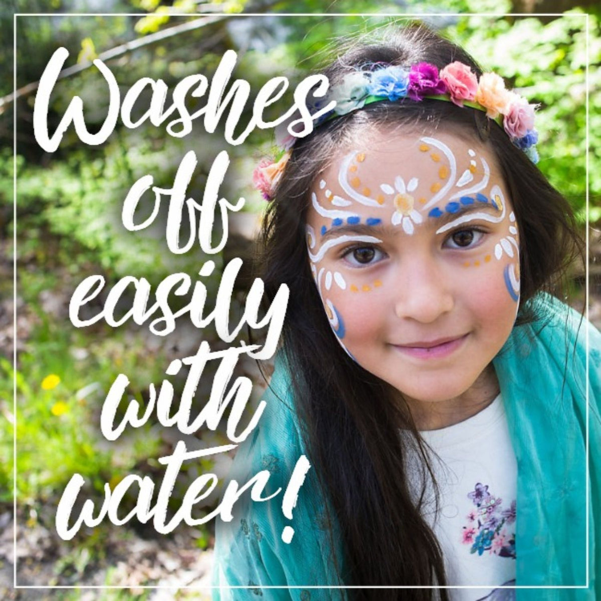 Deluxe Natural Face Paint &amp; Eco Gltter Set
