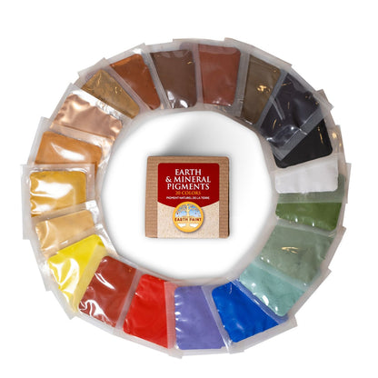Earth &amp; Mineral Pigments Sample Pack (20 colors)