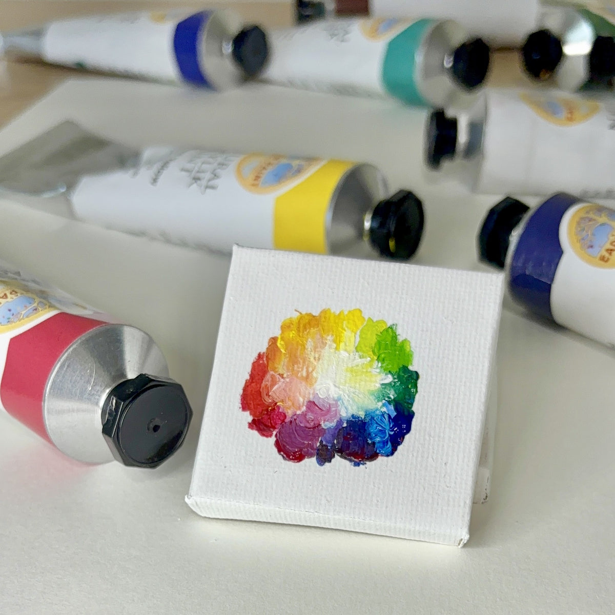 Natural Acrylik Paint - 4 Color Box Sets