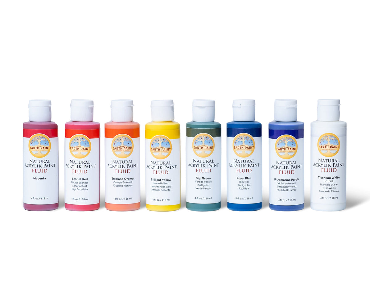 Fluid - Natural Acrylik Paint - Classic Studio Set