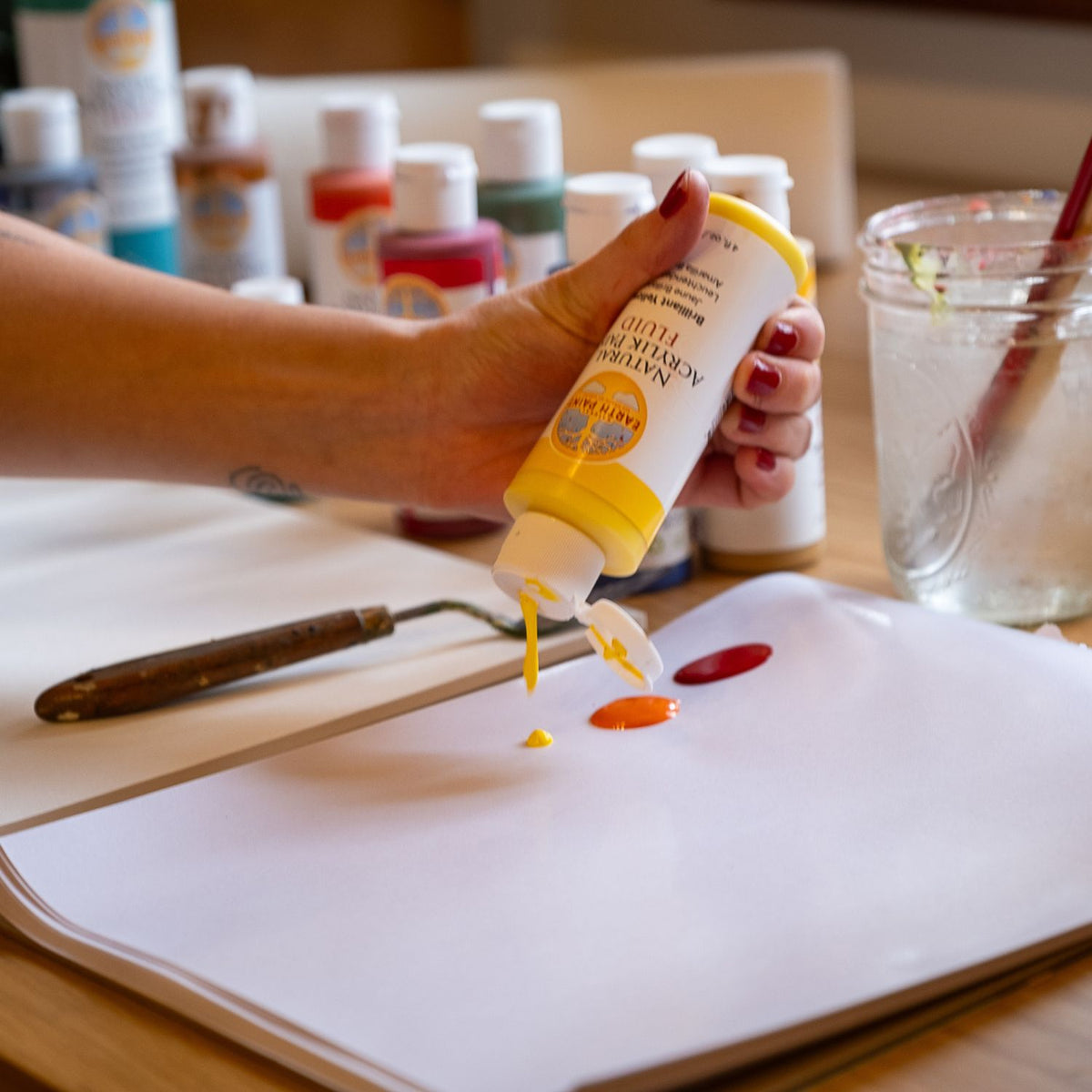 Fluid - Natural Acrylik Paint - Classic Studio Set