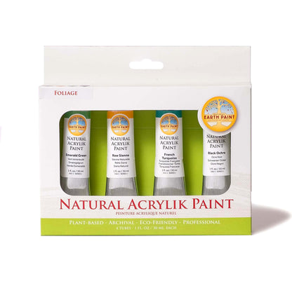 Natural Acrylik Paint - 4 Color Box Sets