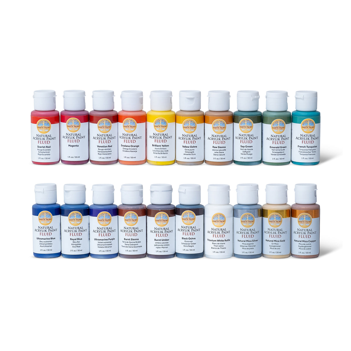 Fluid - Natural Acrylik Paint Full Sets