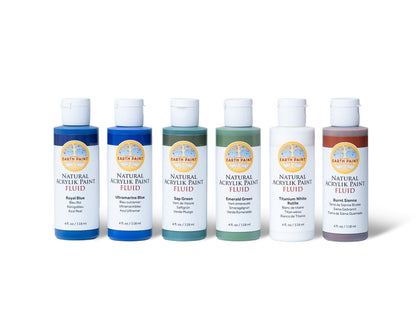 Landscape Colors Acrylik Paint Set - Fluid or Heavy Body