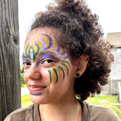 Mardi Gras - Face Paint &amp; Eco Glitter Set