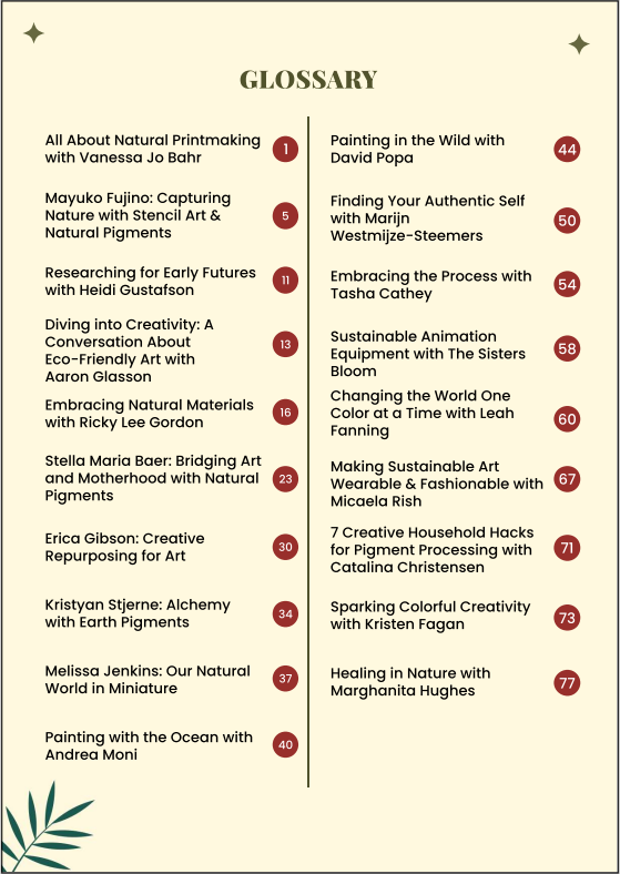Top 20 Sustainable Eco Artists of 2025 E-book (Printable PDF)