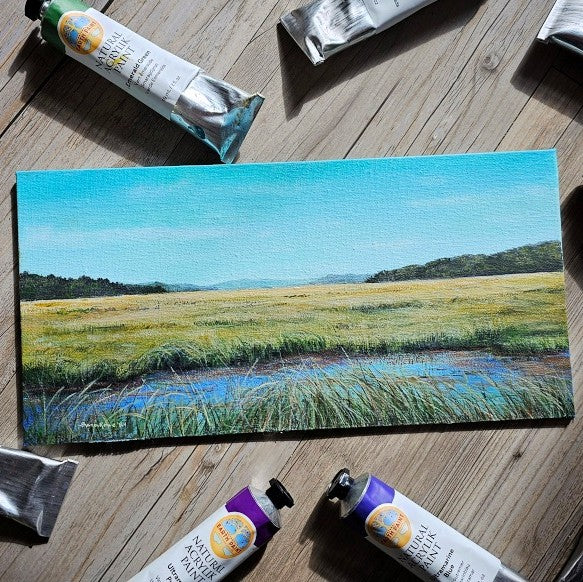Natural Acrylik Paint - 4 Color Box Sets