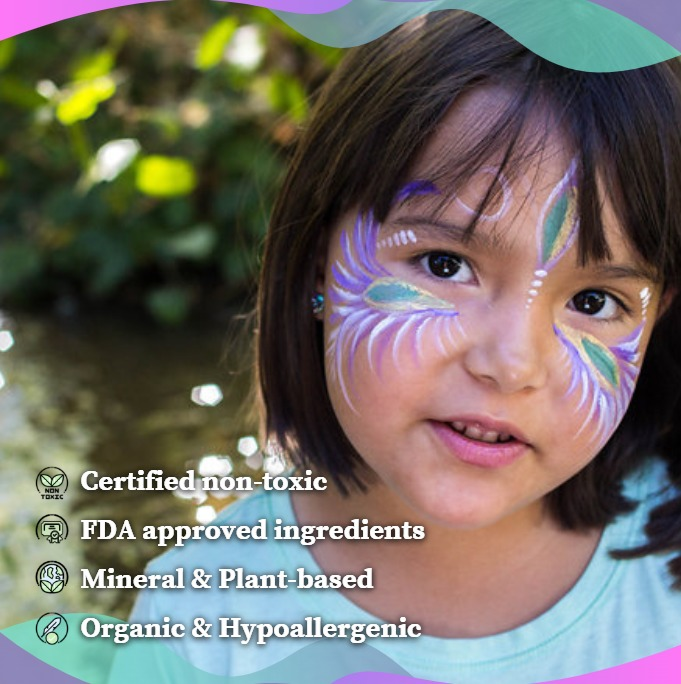 Stars &amp; Stripes - Natural Face Paint Set