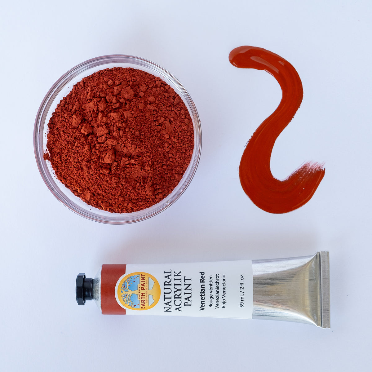 French Earth Colors Acrylik Paint Set - Fluid or Heavy Body