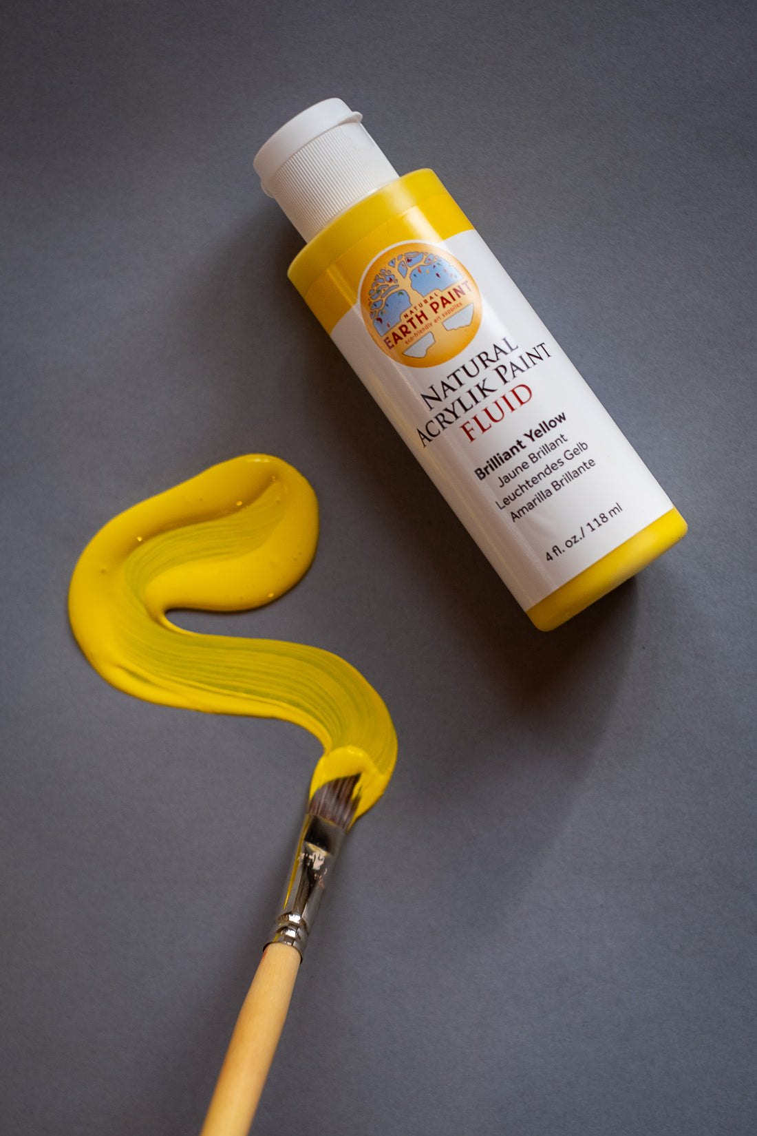 CMY + White Natural Acrylik Paint Set - Fluid or Heavy Body