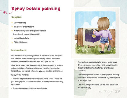 Sample page of the Art Activities E-Book