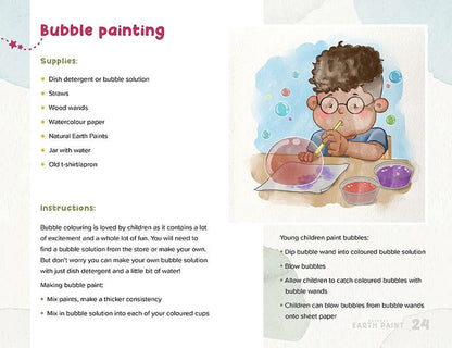 Sample page of the Art Activities E-Book