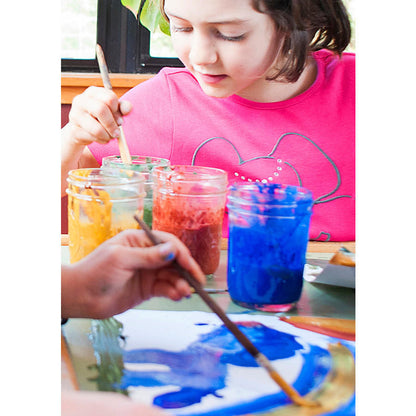 two children painting with the Natural Earth Paint