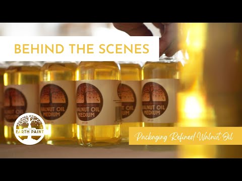 Organic Refined Walnut Oil | Natural Earth Paint Behind the Scenes
